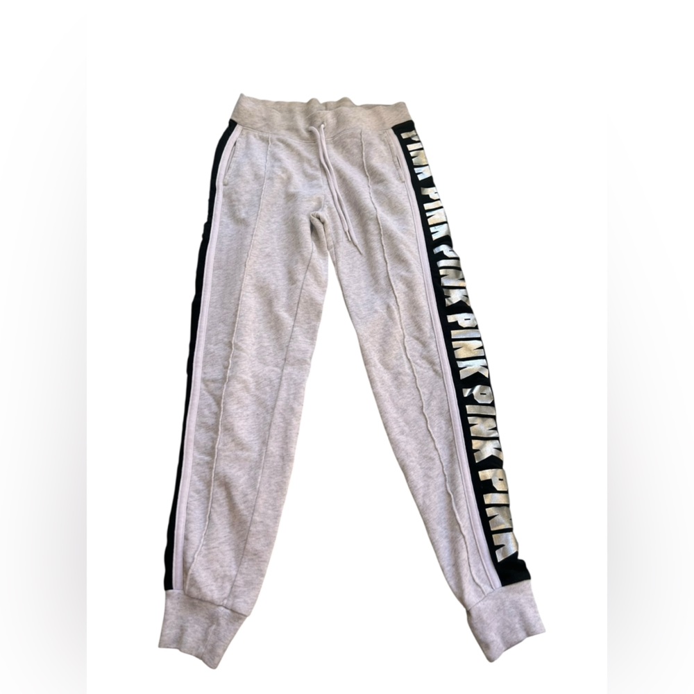 PINK Victoria's Secret Gray Joggers size XS - Picture 1 of 8